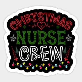 Christmas Nurse Crew Sticker